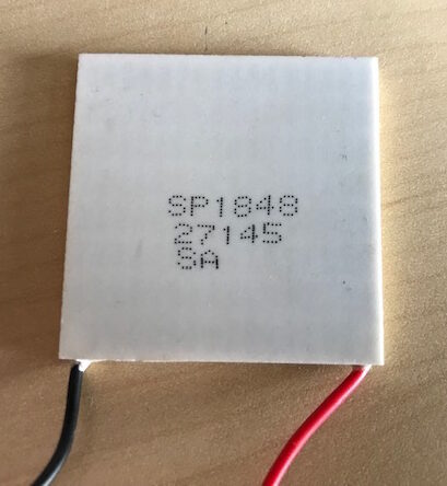 How to generate electricity with a thermoelectric Peltier generator (TEG) SP1848 27145