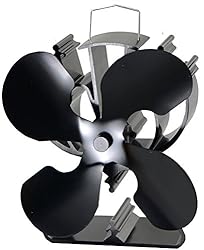 Best wood stove fans: VODA 4-Blade Heat Powered Stove Fan