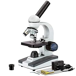 Best microscope for beginners, kids and students: AmScope M150C-I 40X-1000X All-Metal Optical Glass Lenses Cordless LED Student Biological Compound Microscope