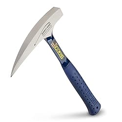 Estwing Rock Pick - 22 oz Geological Hammer with Pointed Tip and Shock Reduction Grip - E3-22P