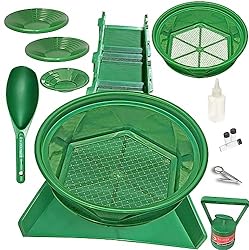 Sluice Fox Gold Panning Equipment Kit with Sluice Box