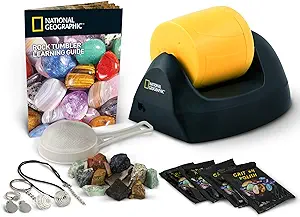 Best rock tumbler for beginners, kids and professionals: NATIONAL GEOGRAPHIC Starter Rock Tumbler Kit