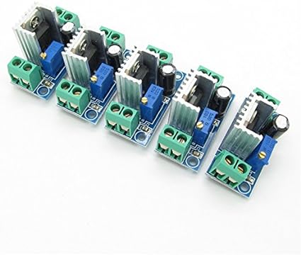 LM317 voltage regulator step-down converter