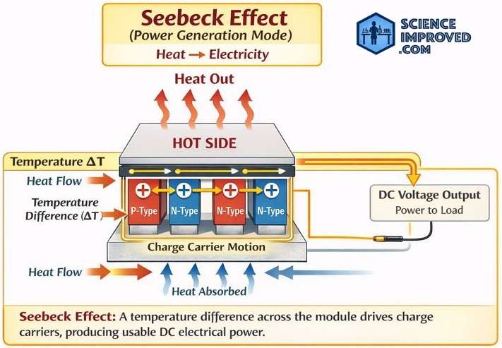 diy thermoelectric peltier element generator